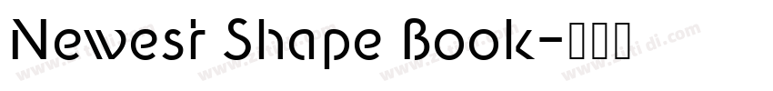 Newest Shape Book字体转换